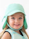 Kiokids Kids' Fabric Sunscreen Hat Green
