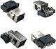 Dc Power Jack Socket for Laptop Hp Omen 8 16-k 16-n 16-u 16-wd 16-wf 16t-wd 16t-wf 17-db 17z-db 16-t 16t-w 16-k0023dx M96884-s33 4.5mm*3.0mm Compatibility