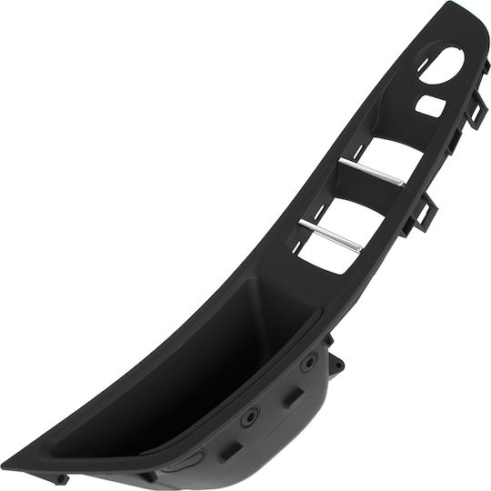 BMW Seria 5 F10 F11 09-17 Mâner Interior Ușă Stânga Față Negru 1 Orificiu