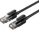 Cabletime U/UTP Cat.6 (Gigabit) Καλώδιο Δικτύου Ethernet 1.5m Μαύρο