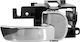 Nissan Frontier 2004 Rear Inner Door Handle Without Lock Chrome Right