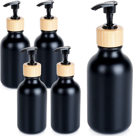 Vilde Диспенсър за Кухня от Бамбуков Черен 300ml