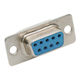 Set 5 D-sub 9-pin Sockets Serial Cable Db9 Connector 2 Rows Mounting