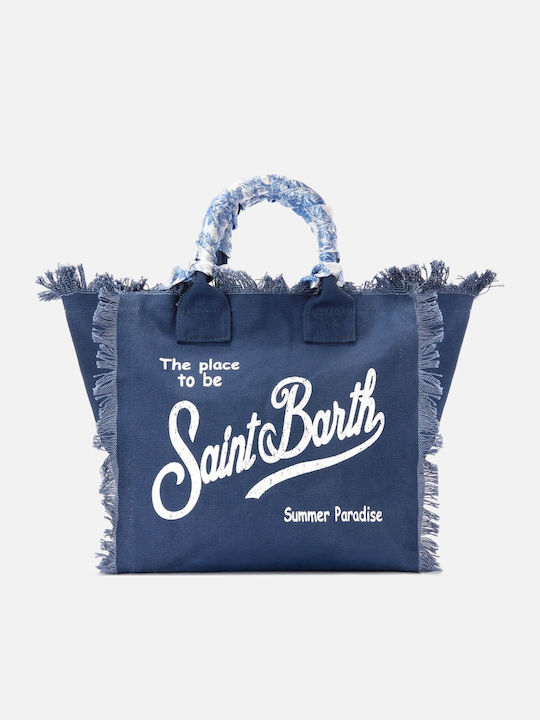 MC2 Beach Bag Made of Blue Canvas