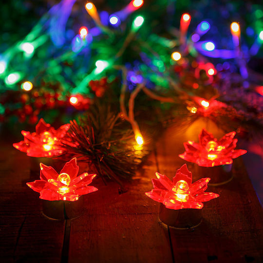 Alista Home Decorative LED Lamp Warm White Flower 4pcs 7x7x3cm