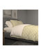 Charalambidis Textiles Σεντόνι Υπέρδιπλο με Λάστιχο 160x200+30εκ. Μπεζ
