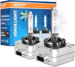 Xenon Λάμπα Αυτοκινήτου D3s 6000k 12v 2τμχ Super Vision Xenon Light Xenon Λάμπα Αυτοκινήτου D3s 6000k 12v 2τμχ Super Vision Xenon Light