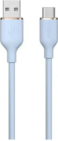 Devia Jelly Series USB 2.0 Cable USB-C male - USB-A Μπλε 1.2m 120EC6290003