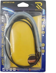 Rchang Декоративна Лента За Автомобил Топло Бяло 12v 60cm W13140 Car Daytime Running Light Stripe