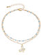 Silver And More Gold Plated Anklet Chain from Stainless Steel 20cm
