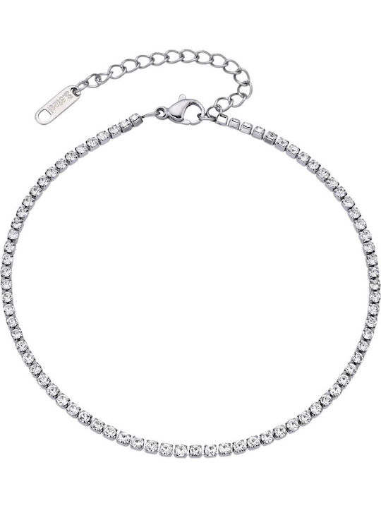 Silver And More Fußarmband aus Edelstahl 21cm