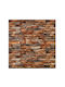 Panouri Decorative 3d Spumă Autoadeziv Roșu 70x77cm 10 Bucăți