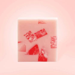 Χειροποίητο Σαπούνι Γλυκερίνης Strawberry Cream 140gr Χειροποίητο Σαπούνι Γλυκερίνης Strawberry Cream 140gr