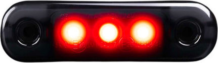 Strands Dark Knight Φως Πίσω Slim 1w Σκούρο Κόκκινο Φακό 84mm Sld800437