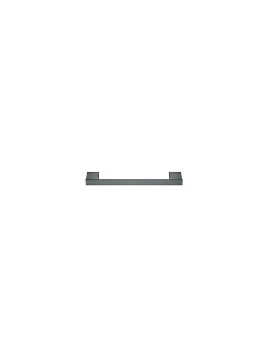 Sanco Monogram 120404-30-M118 Single Wall-Mounted Bathroom Rail With Screws Gray
