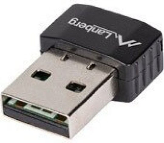 Lanberg NC-AX300-WI Αντάπτορας Δικτύου USB με Ασύρματη Σύνδεση Wi-Fi 300Mbps