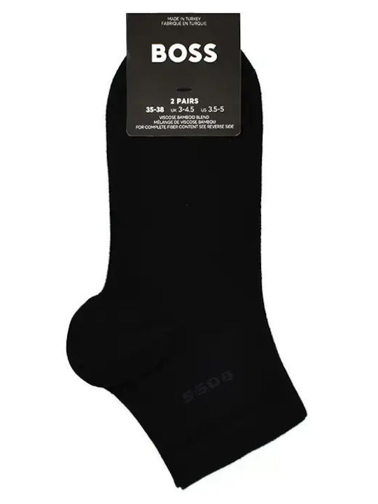 Boss Women's Socks Black 2Pack