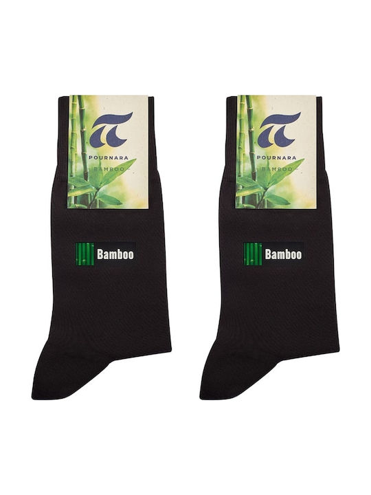 Pournara Дамски Чорапи Тъмнокафяв 2Pack