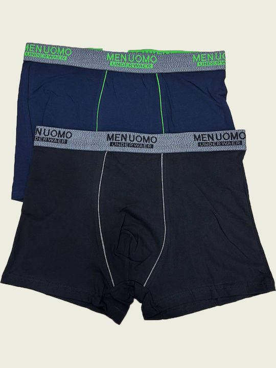 Boxeri pentru Bărbați Blue-black 4Pack