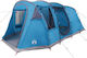 vidaXL Camping Tent Tunnel Blue 4 Seasons 505x3...