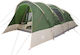 vidaXL Camping Tunnel Tent Green 560x395x212cm