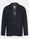 Men’s Jacket with Regular Fit Dark Blue