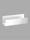 Sanco SH-0502-W30-M101 Wall Mounted Metallic White Bathroom Shelf