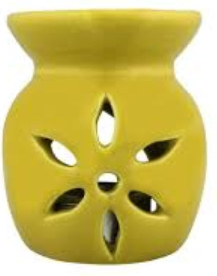 Προιόντα Γαία Ceramic Oil Burner Βάση Έλαια Κίτρινο