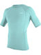O'Neill Skins UPF 50+ Men Short Sleeve Sun Protection Shirt Blue