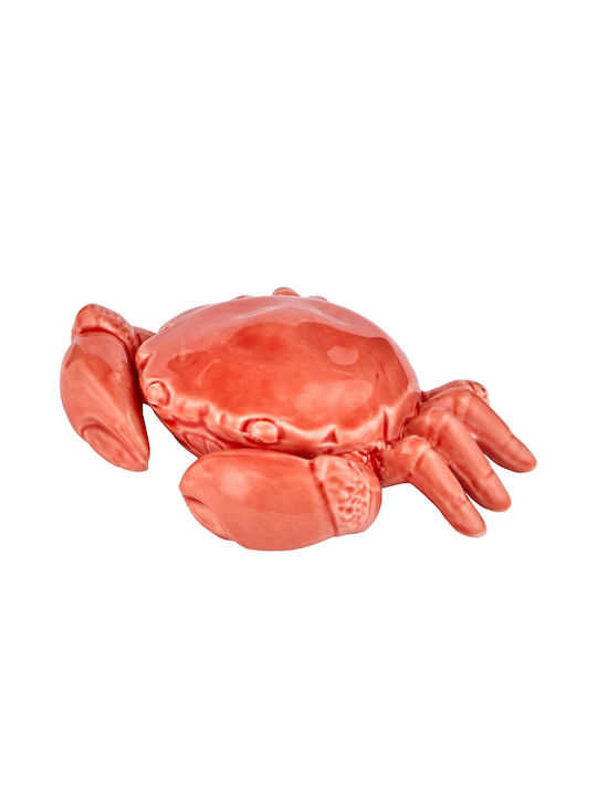 Coral Coast Keramik Dekoratives Krebsmotiv Orange