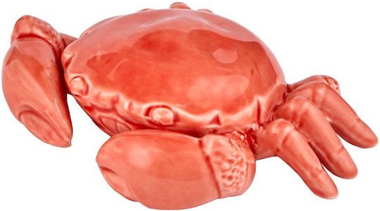 Coral Coast Keramik Dekoratives Krebsmotiv Orange