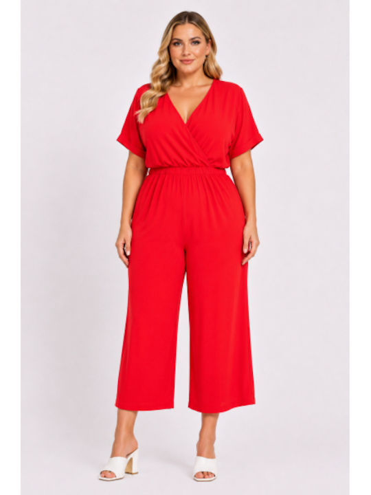 Women’s One-piece Jumpsuit Red SH-47280-26TS-RED