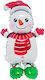 Balon Crăciun Folie Jumbo Alb 60.5 cm