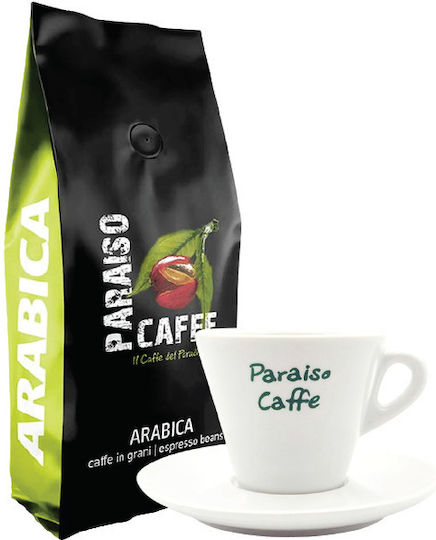 Caffe Paraiso Espresso Arabica Schokolade Kaffee in Körner 1kg