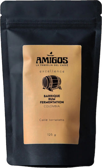 Кафе Еспресо Amigos Rum Barrique 125g Зърна