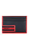 Leather Men's Card Wallet Black