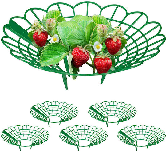 Relaxdays Set Suport Pentru Căpșuni Verde 10x30x30 Cm