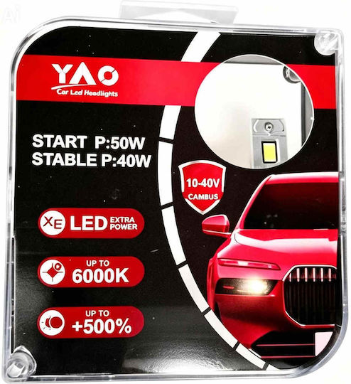 Mover Samsung Car Lamps Canbus LED 6000K Cold White 40W 2pcs