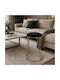 Metallic Gold Coffee Table Stool 36x30x48cm