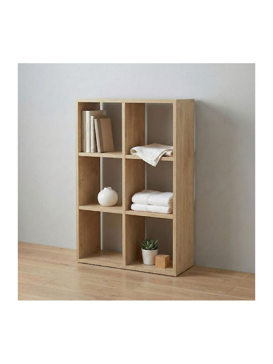 Βιβλιοθήκη Cube Sapphire Oak 60x20x90εκ.