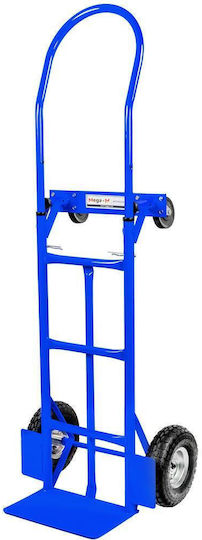Mega-m 2-in-1 Blue Transport Warehouse Trolley Mill 250kg Carton N
