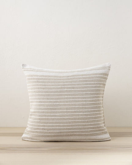 Nima Decorative Pillow Case Roven Ecru 45x45cm Nima Decorative Pillow Case Roven Ecru 45x45cm