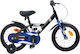 vidaXL 14" Kids' Bicycle BMX Black