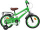 vidaXL 12" Детски Велосипед BMX Зелен