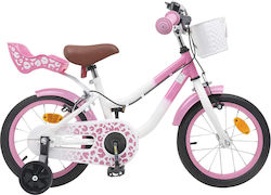 vidaXL 14" Детско Колело BMX Розово