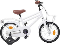 vidaXL Bicicletă Copii BMX Alb 12"