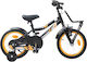 vidaXL Bicicletă Copii BMX Portocalie 14"
