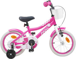 vidaXL 14" Детско Колело BMX Розово