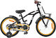 vidaXL 16" Παιδικό Ποδήλατo BMX Μαύρο