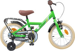 vidaXL 16" Детски Велосипед BMX Зелен